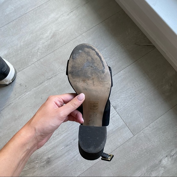 Aldo Black Suede Heels - Picture 5 of 6